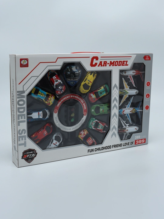 Игровой набор для детей “Car-Model” — металлические гоночные машинки и самолёты