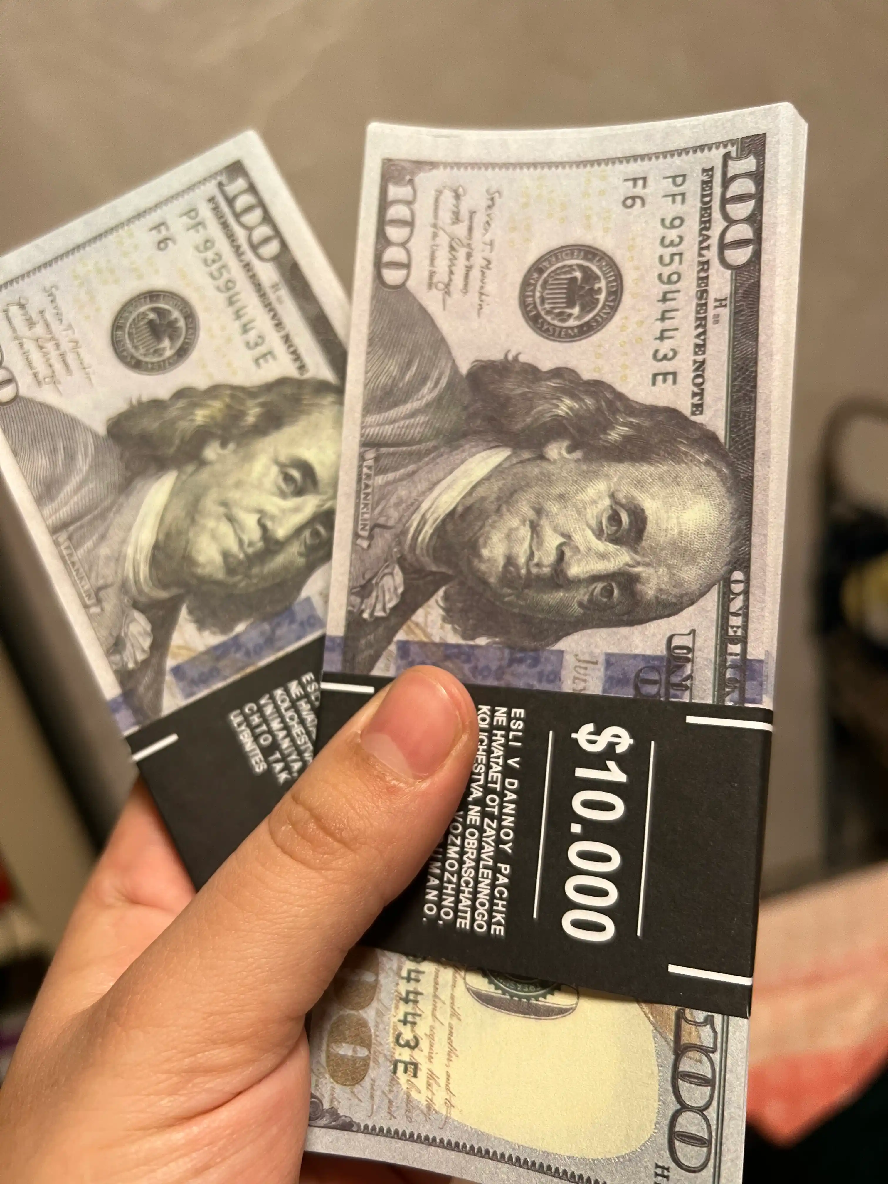 Доллар сувенир, сувенирные деньги для украшения, купюра, 100 USD, 50 USD