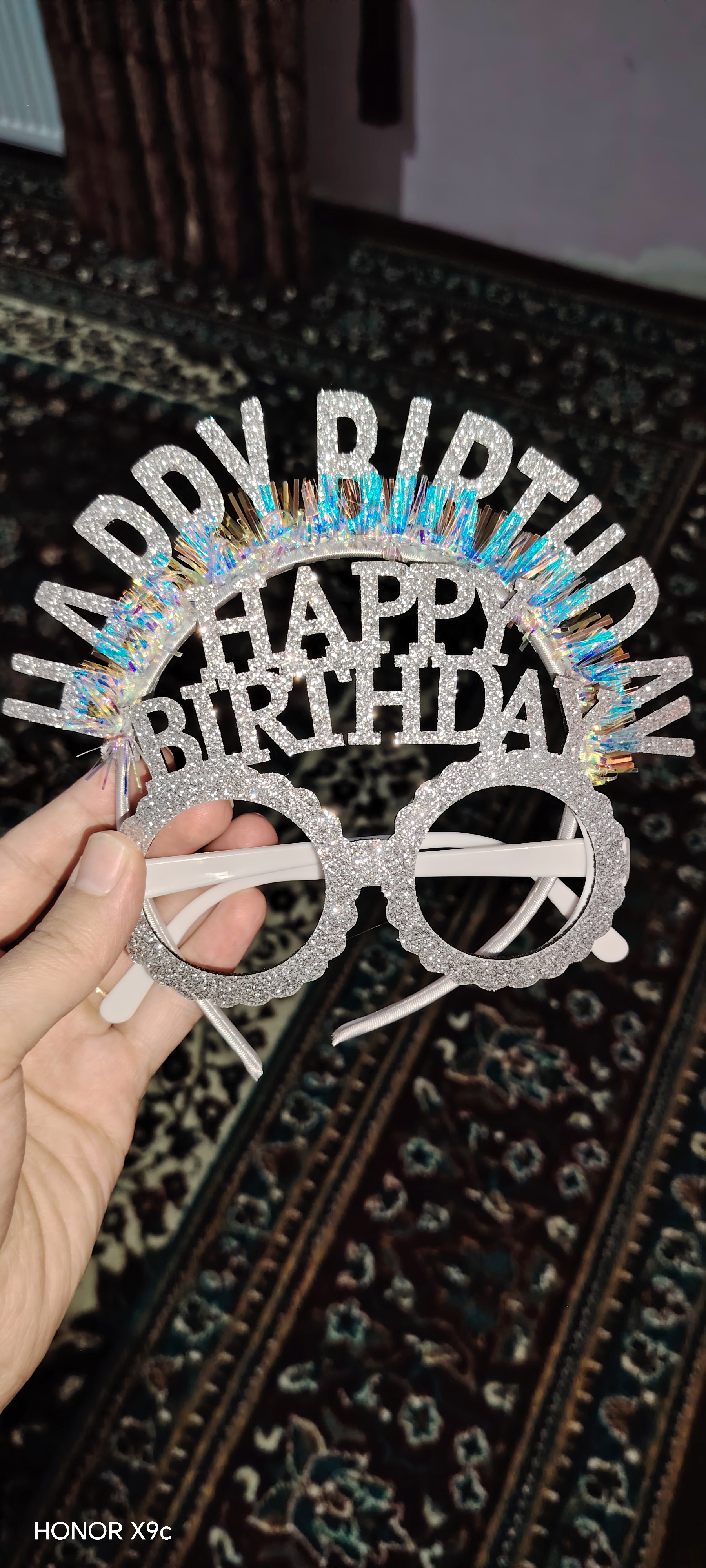 Ободки для волос Happy Birthday, с декоративными элементами для принцессы