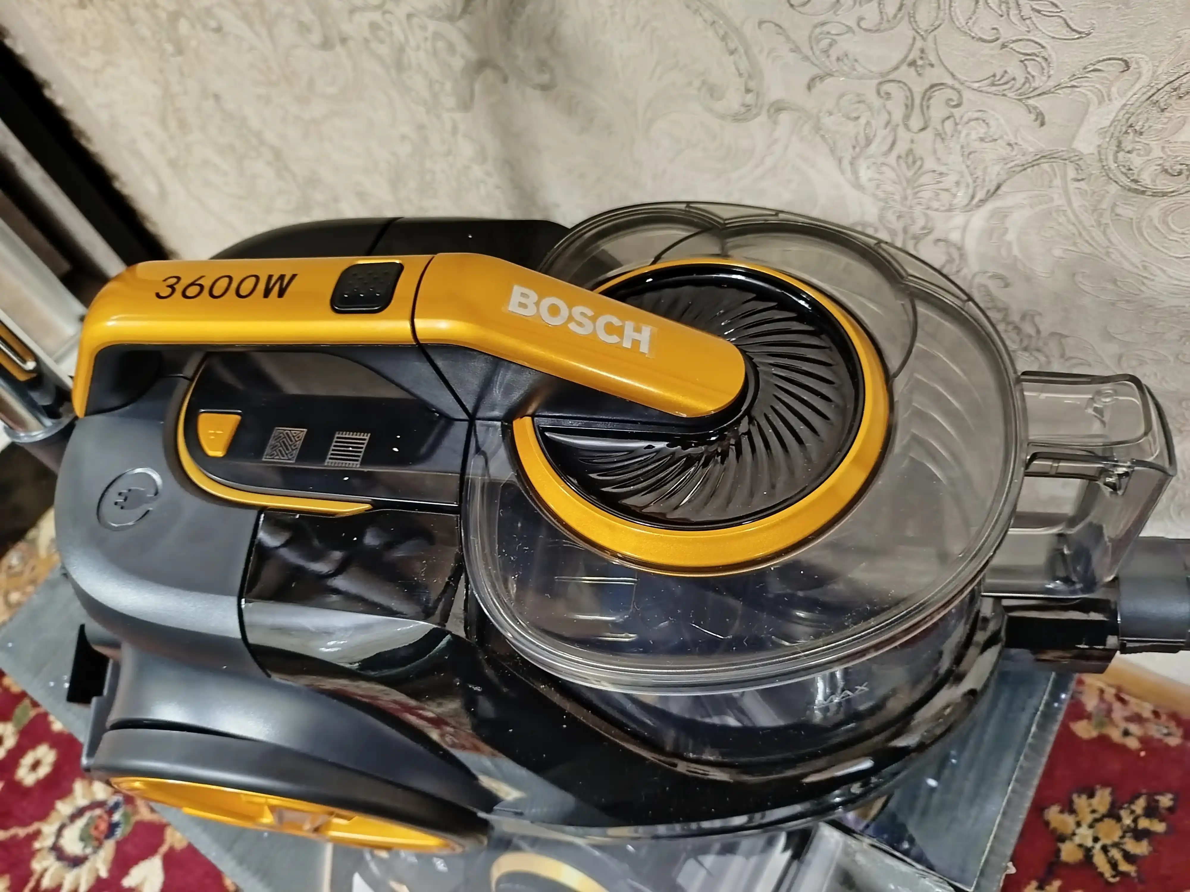 Пылесос BOSH мощный 3600W, инновационный циклонный, телескопической трубой, HEPA фильтр