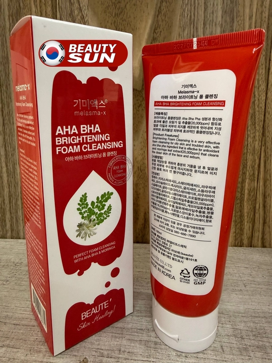 Yorqinlashtiruvchi tozalovchi ko'pik, Beaute Melasma X AHA BHA, 160 ml