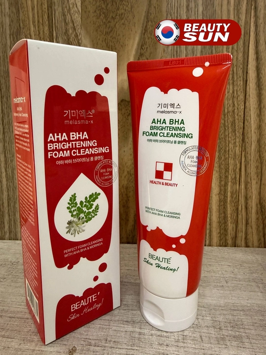 Yorqinlashtiruvchi tozalovchi ko'pik, Beaute Melasma X AHA BHA, 160 ml