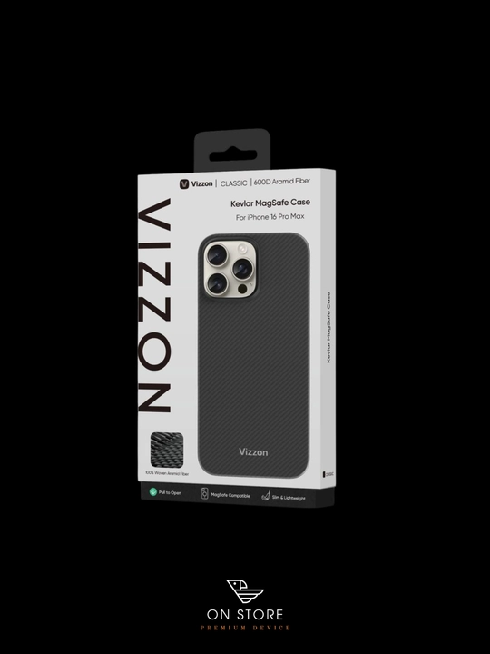 IPhone 15 Pro Max | 16 Pro | 16 Pro Max uchun VIZZON himoya g‘ilofi