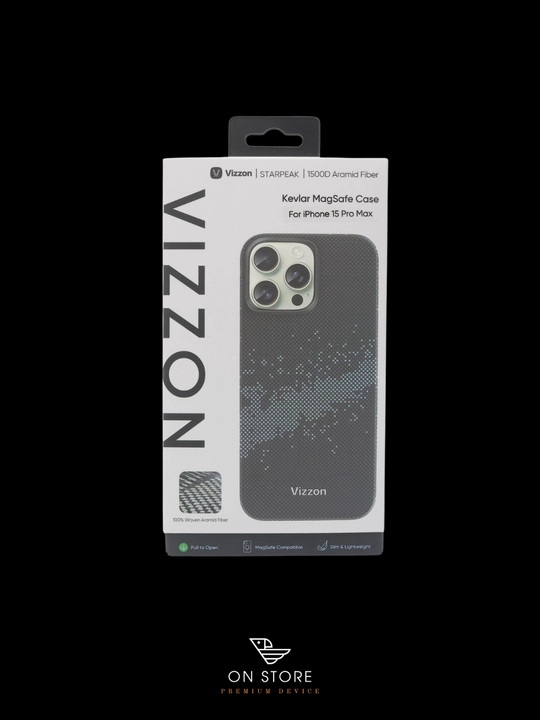 IPhone 15 Pro Max | 16 Pro | 16 Pro Max uchun VIZZON himoya g‘ilofi - 