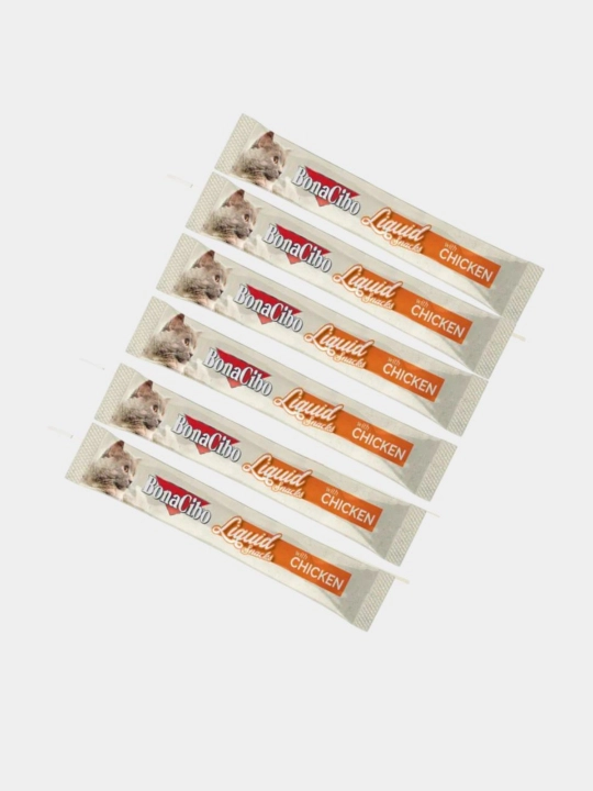 BonaCibo tovuqli suyuq gazaklar – 6 x 15 g