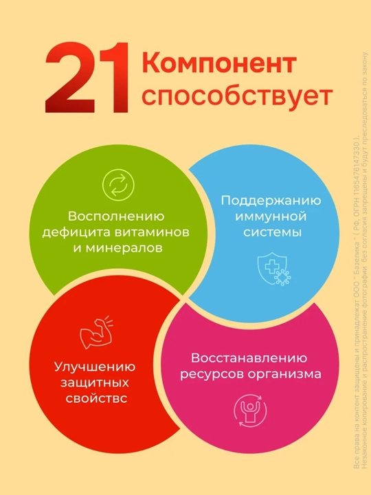Компливит Витаминно - минеральный комплекс, 60 таблеток