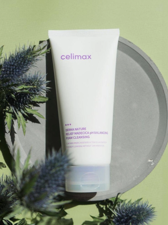 Celimax Derma Nature Relief Madecica pH Balancing Foam Cleansing yumshoq ko‘pik-tozalovchi