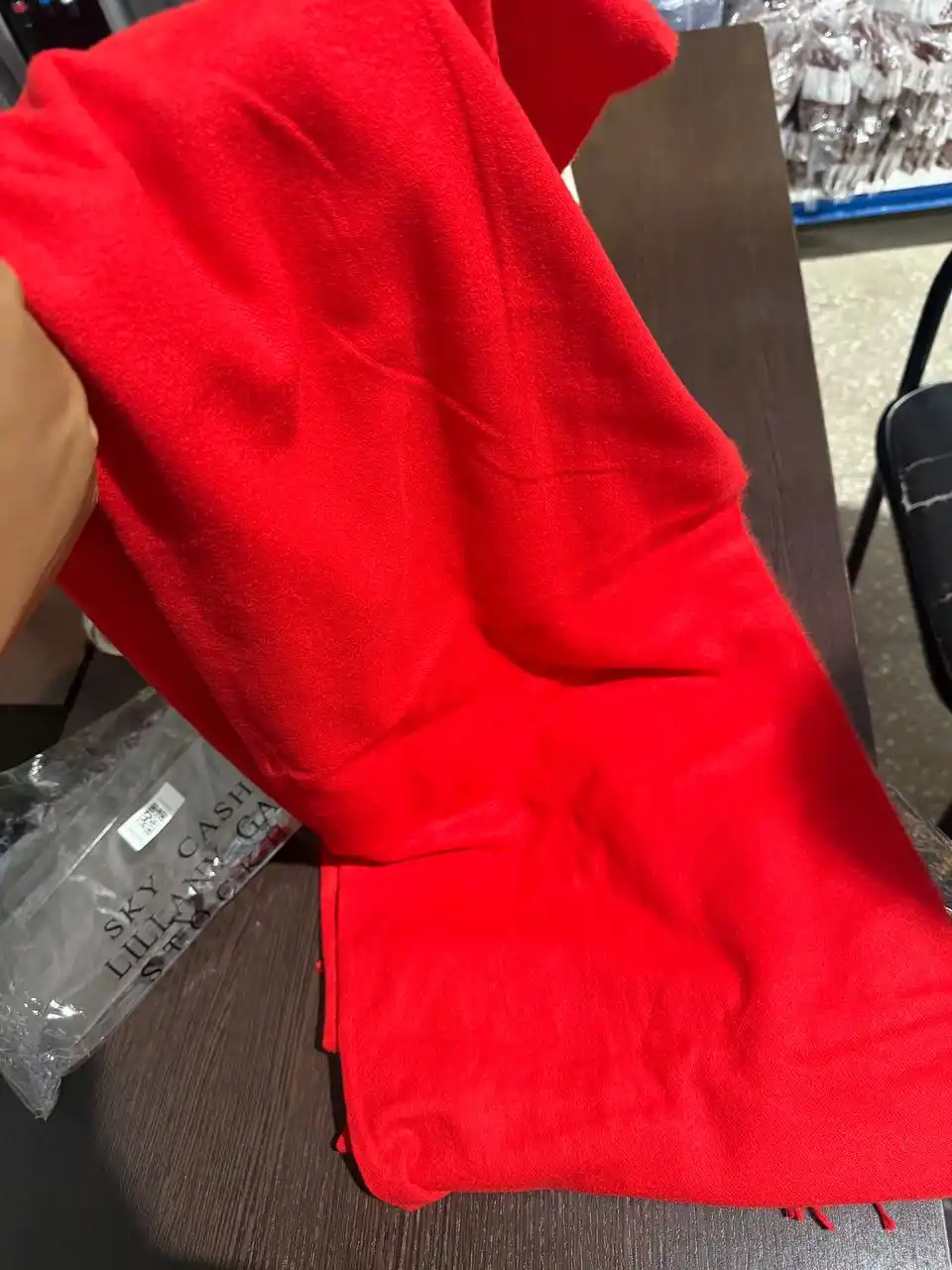 Ayollar uchun qishki kashemir sharf, qalin sharf, 200x70 sm