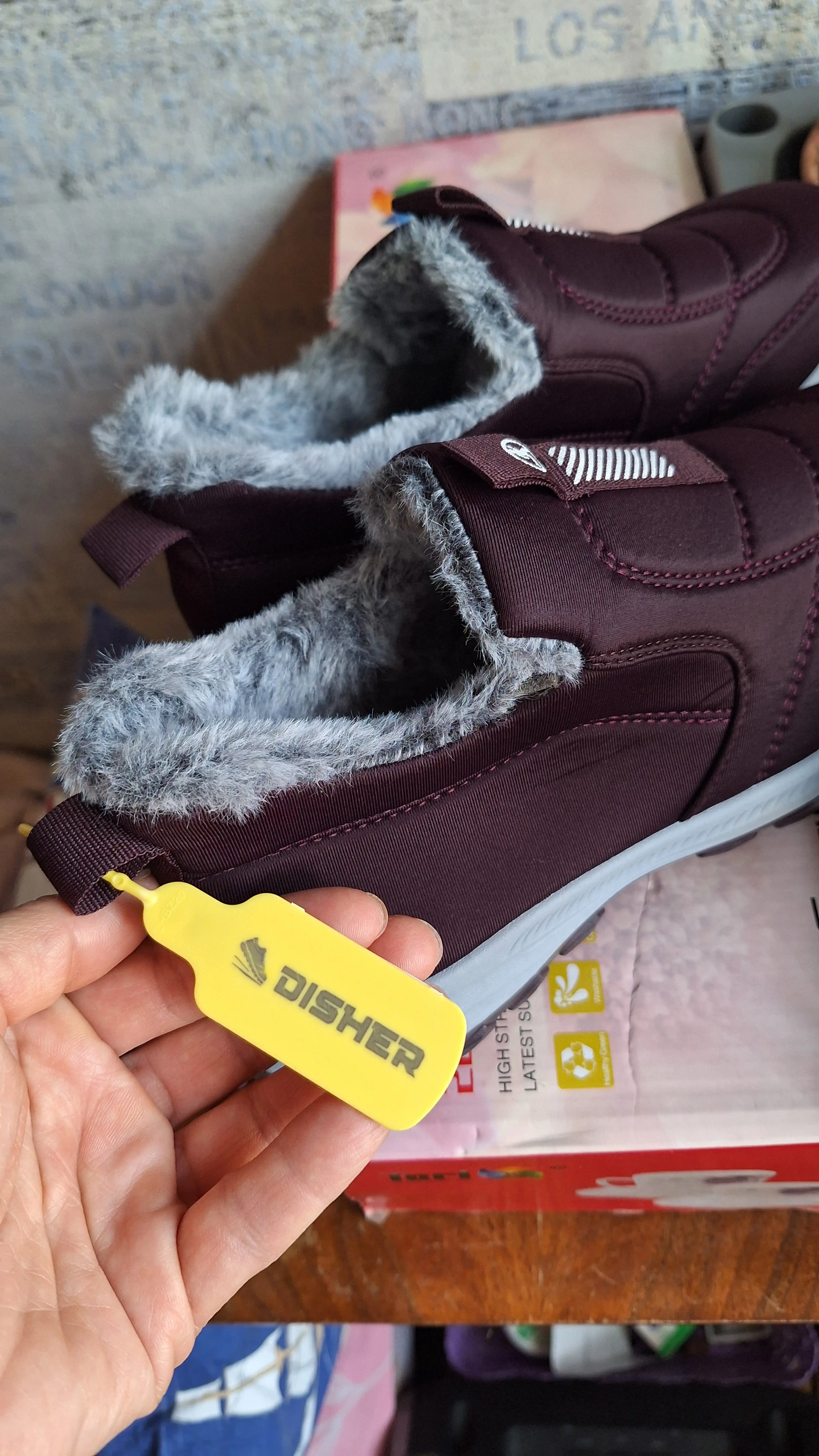 Ayollar sliponlari DISHER WarmStep, qishki, issiq, qulay, 1 o’lcham katta oling