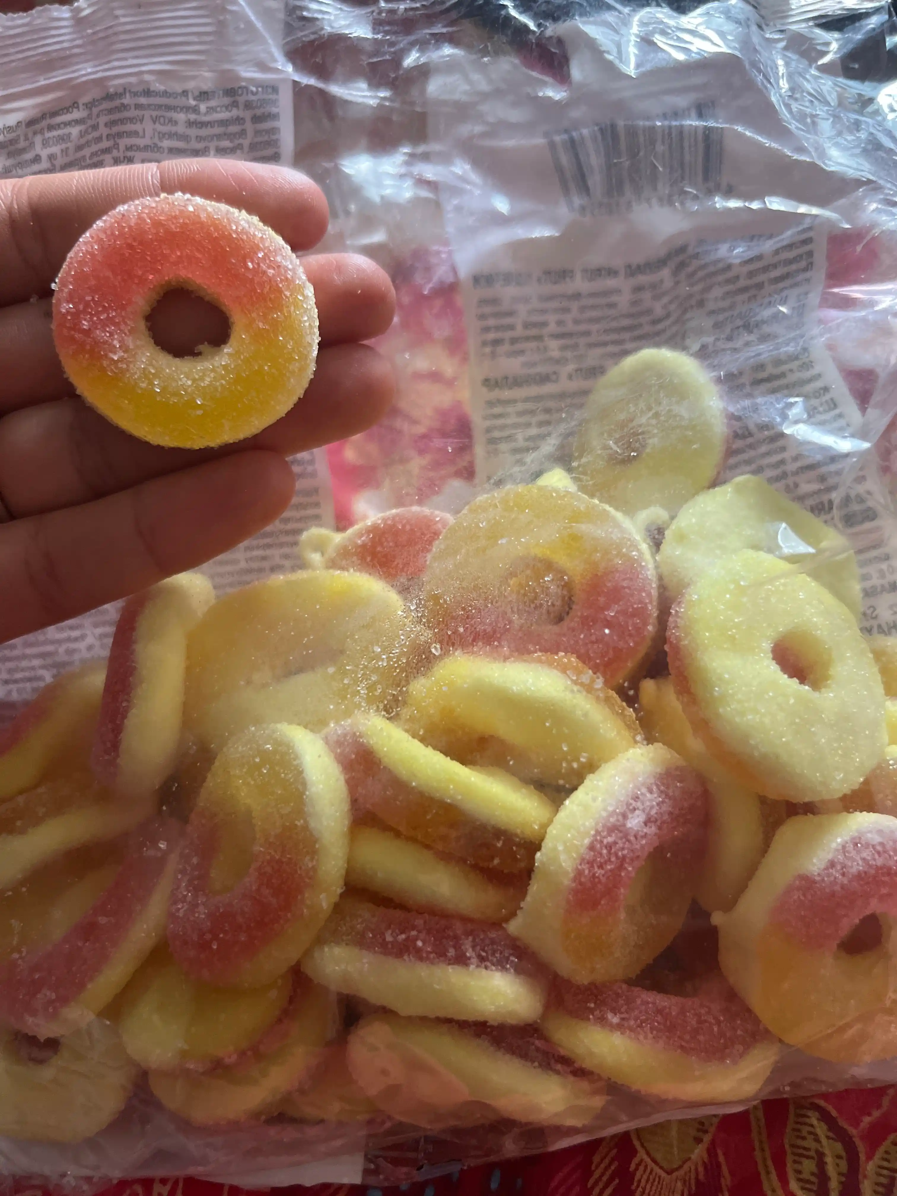 Жевательный мармелад KRUT FRUT. персик