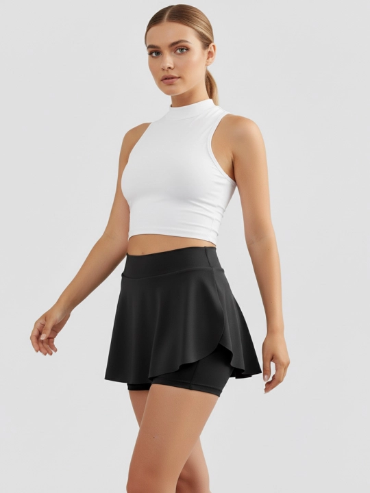 Ayollar yubka-shortlari, tennis, sport, fitnes uchun