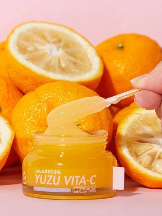 Lalarecipe Yuzu Vita-C крем – осветляющий и увлажняющий витаминный уход - 