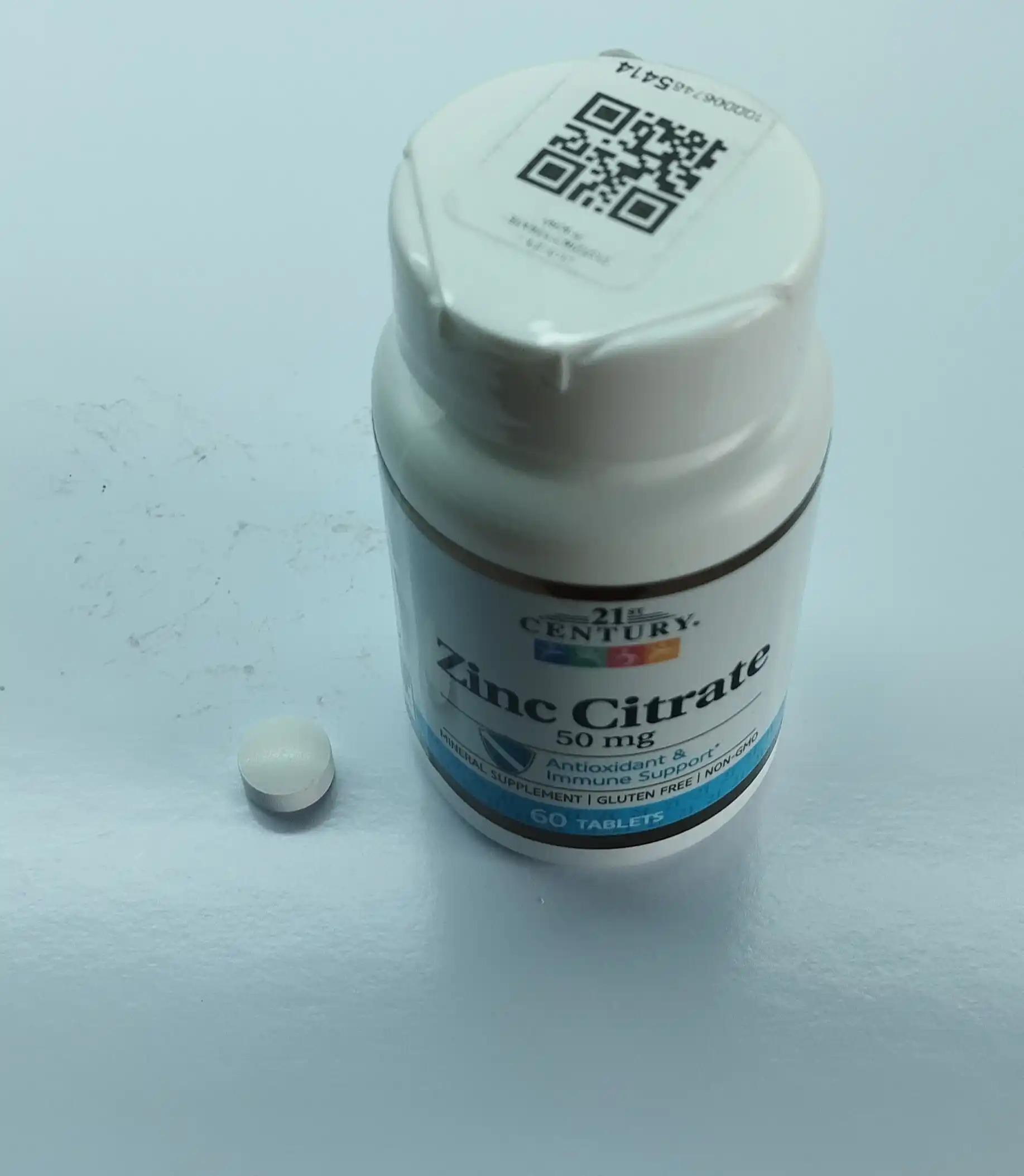 Цинк Цитрат, 21st Century Zinc Citrate 50 мг, 60/360 таблеток
