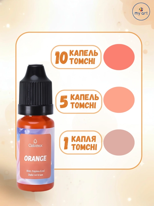 Sham va sovun bo'yoq, mum va sovun uchun suyuq pigment 10 ml