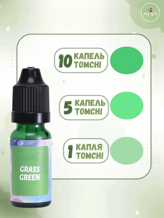 Sham va sovun bo'yoq, mum va sovun uchun suyuq pigment 10 ml