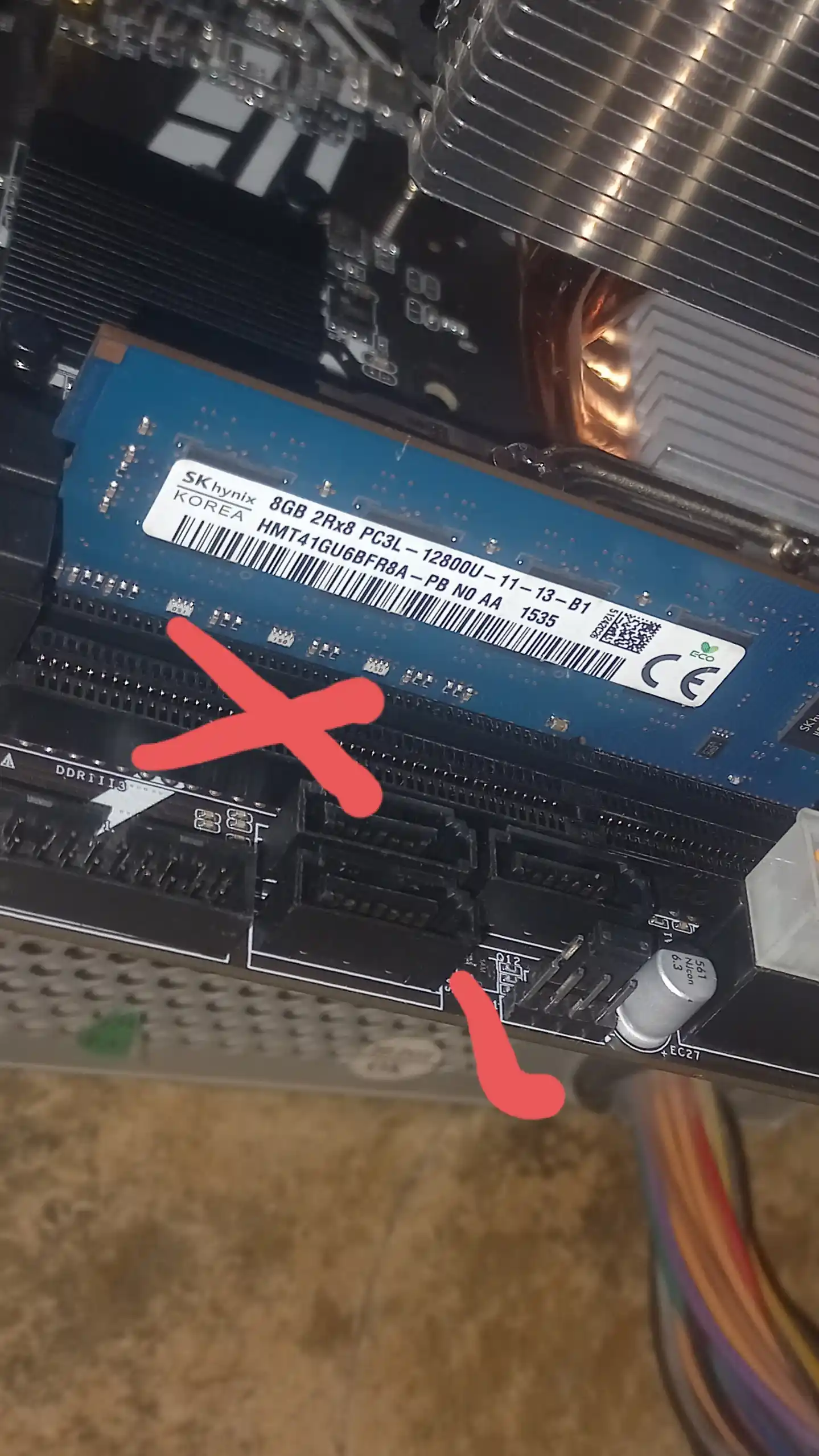Материнская плата H61 OEM, DDR3, сокет 1155, поддержка M.2 NVME, VGA, HDMI