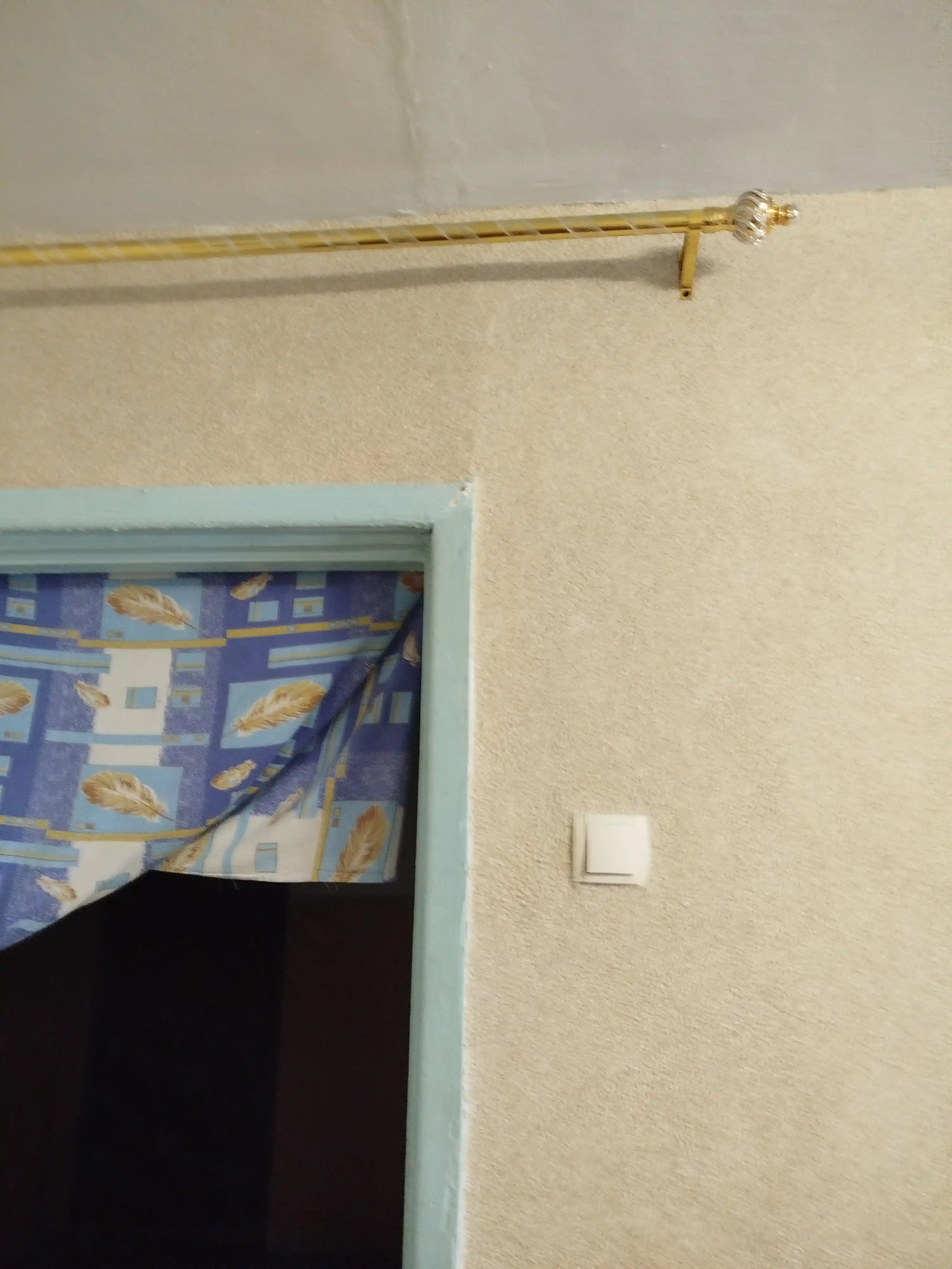 Металлическая труба для карниза, D=2,5 см