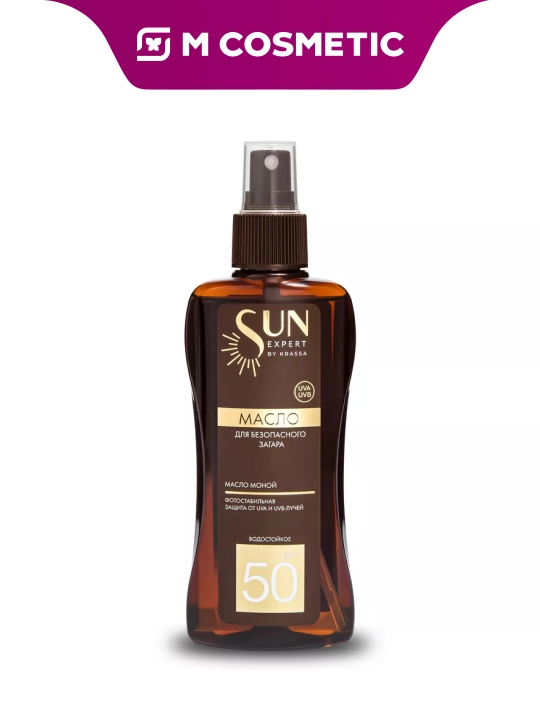 KRASSA Sun Expert xavfsiz tutun moyi Spf50 180 ml