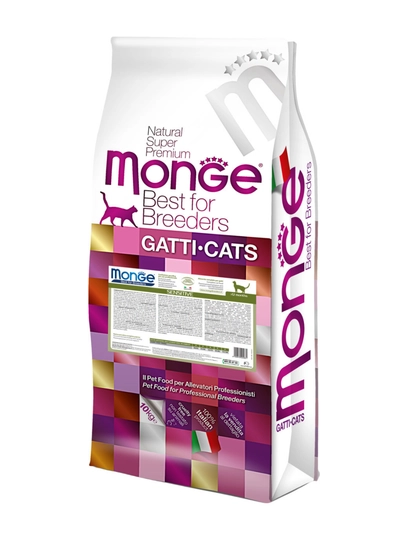 Сухой корм для кошек Monge Cat Adult Sensitive для чувствительного пищеварения, 10 кг