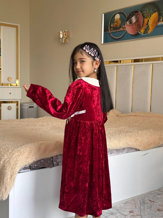 Детское платье с хлопковой подкладкой, удобное для всех сезонов, Nurkid