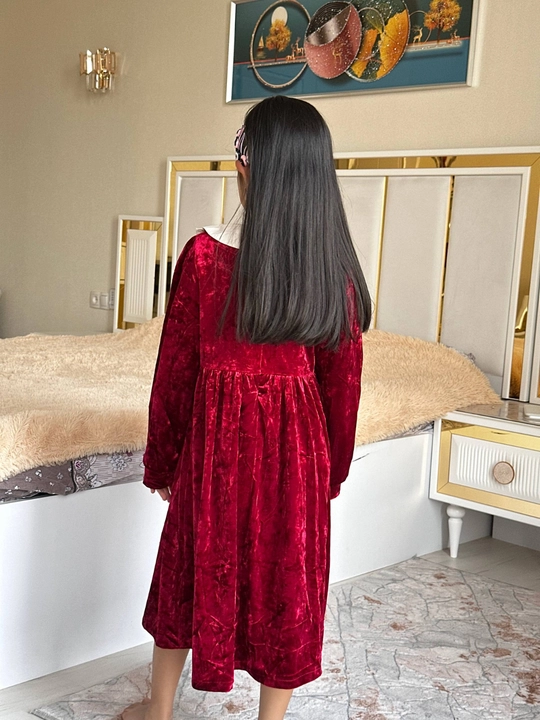 Детское платье с хлопковой подкладкой, удобное для всех сезонов, Nurkid