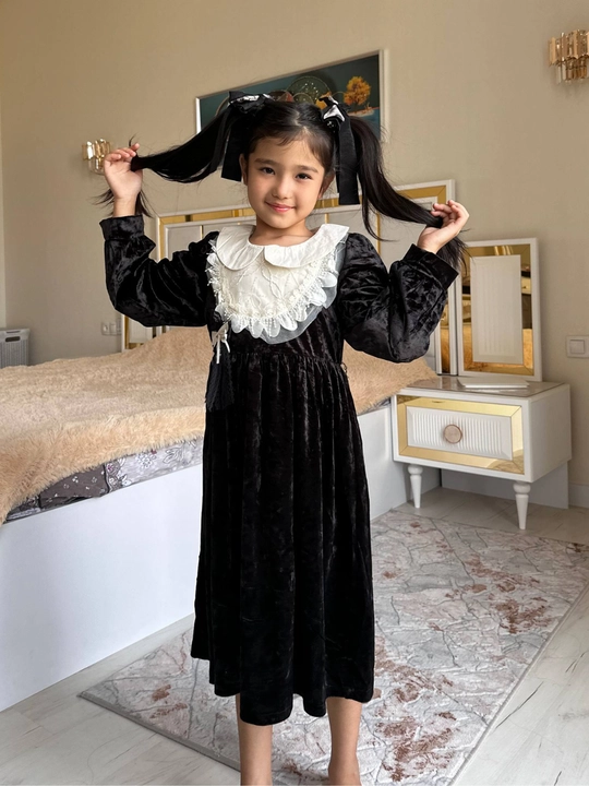 Детское платье с хлопковой подкладкой, удобное для всех сезонов, Nurkid - 