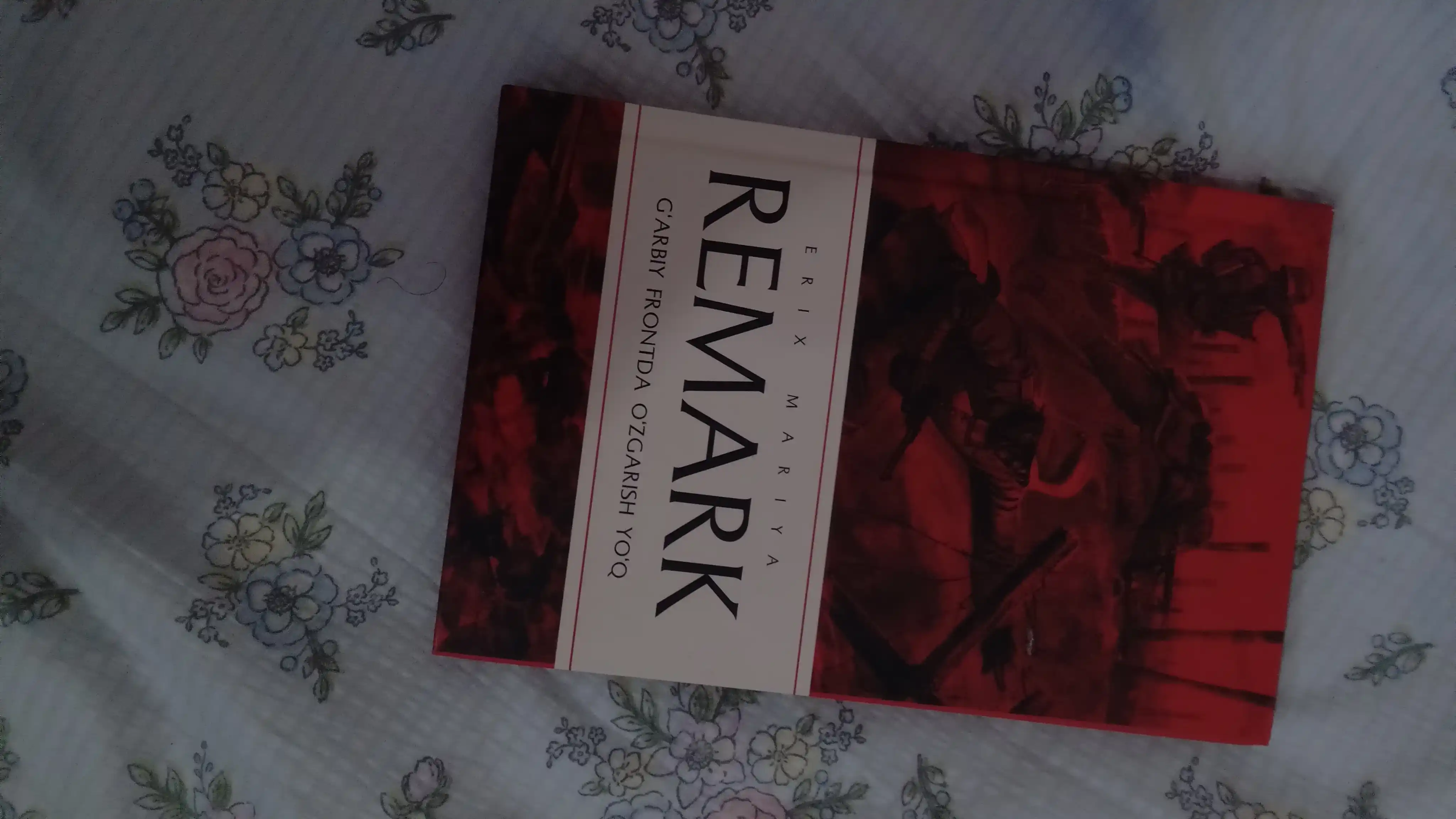 Эрих Мария Ремарк, никаких изменений на Западном фронте