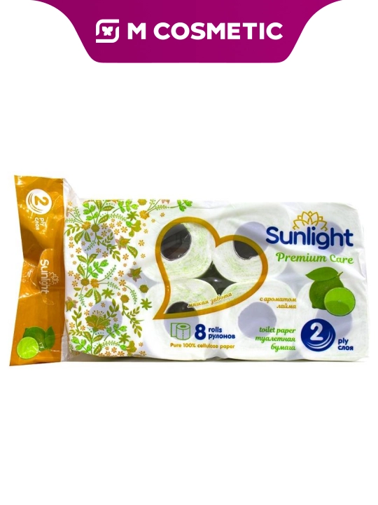 SUNLIGHT Tualet qog'ozi 2 qatlam 8x10 - 