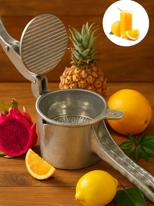 Qo'l sharbat siqqichi, Zanglamaydigan po'latdan limon, apelsin va laym uchun press