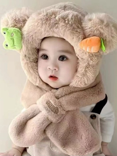 Детская шапка, Головные уборы для детей 2-5 лет, Головной убор, детская зимняя шапка - 