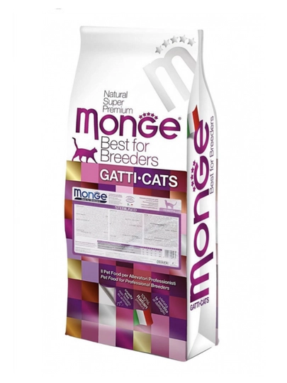Сухой корм для кошек Monge Cat Sterilised с курицей, 10 кг