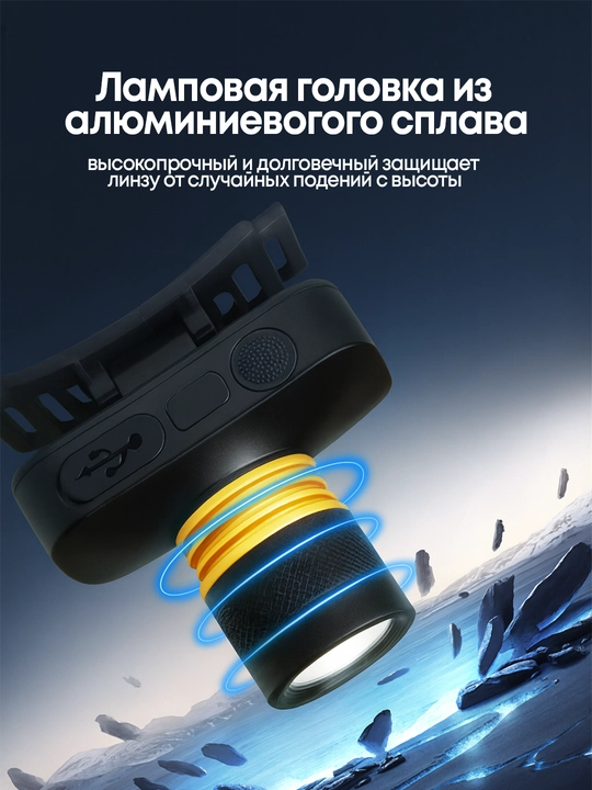 LED Fonar – Powerbank funksiyali, kuchli yorug‘lik, USB zaryadlash