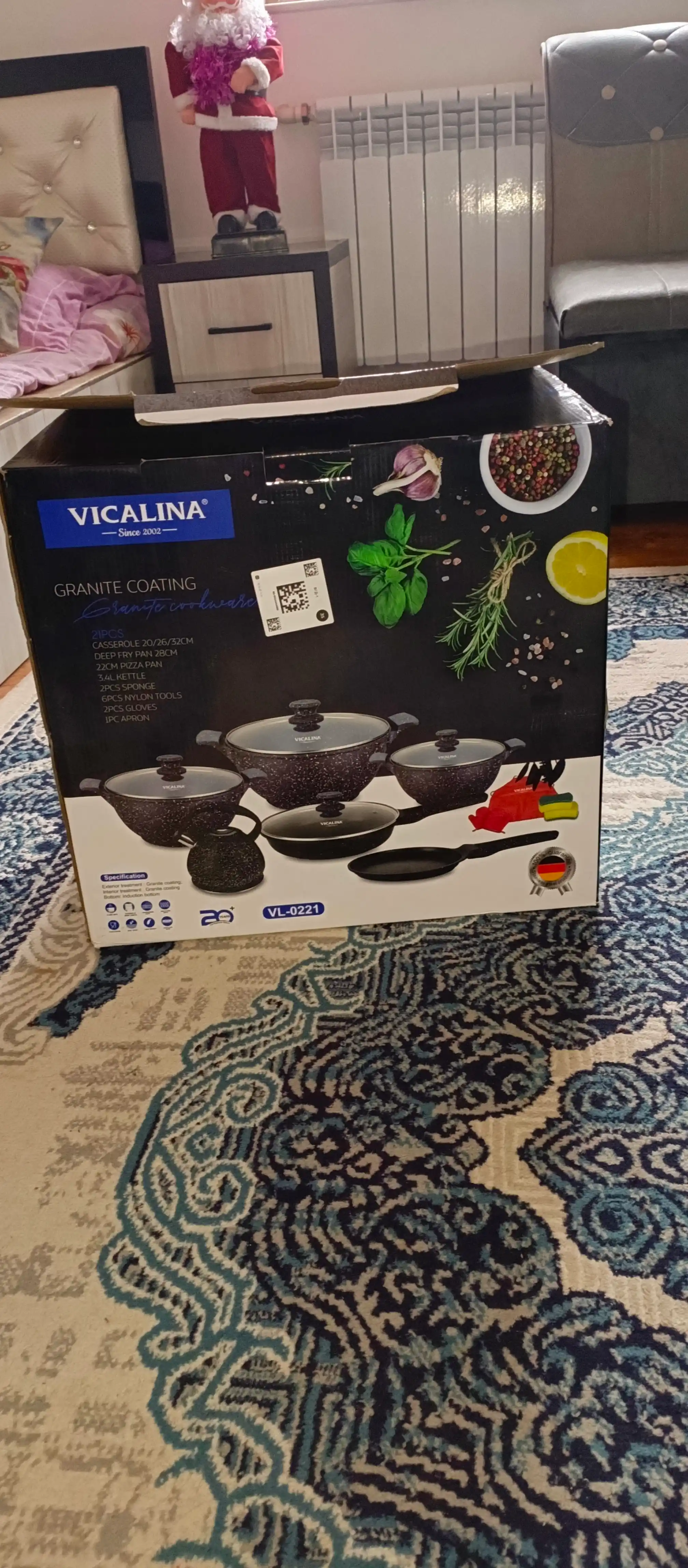 Vicalina kastryulkalar to‘plami idish-tovoq va qozonlar to‘plami