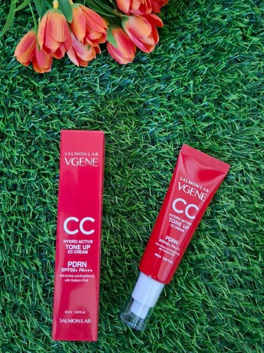 CC-крем Salmon Lab Vgene — подстраивается под тон кожи, с SPF, увлажняющий и против морщин