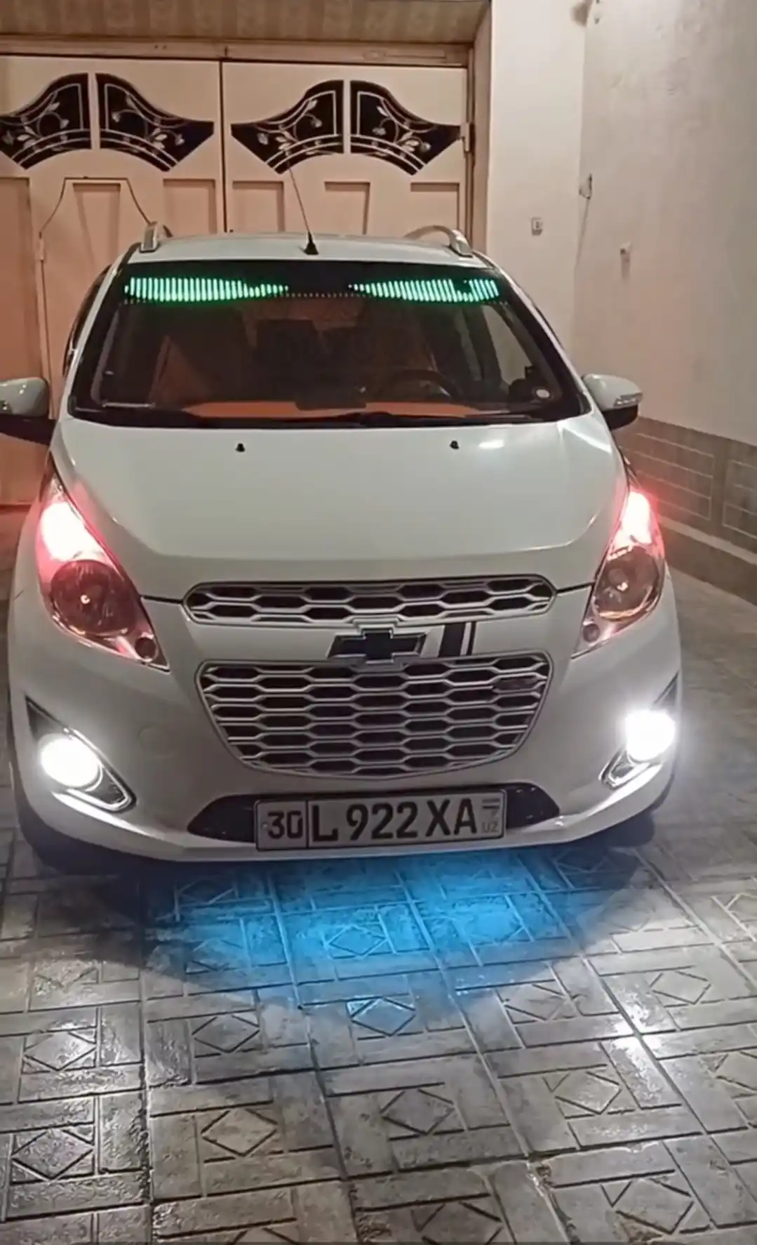 Светодиодный LED экран для автомобиля, с пультом, 120/150/200×17 см