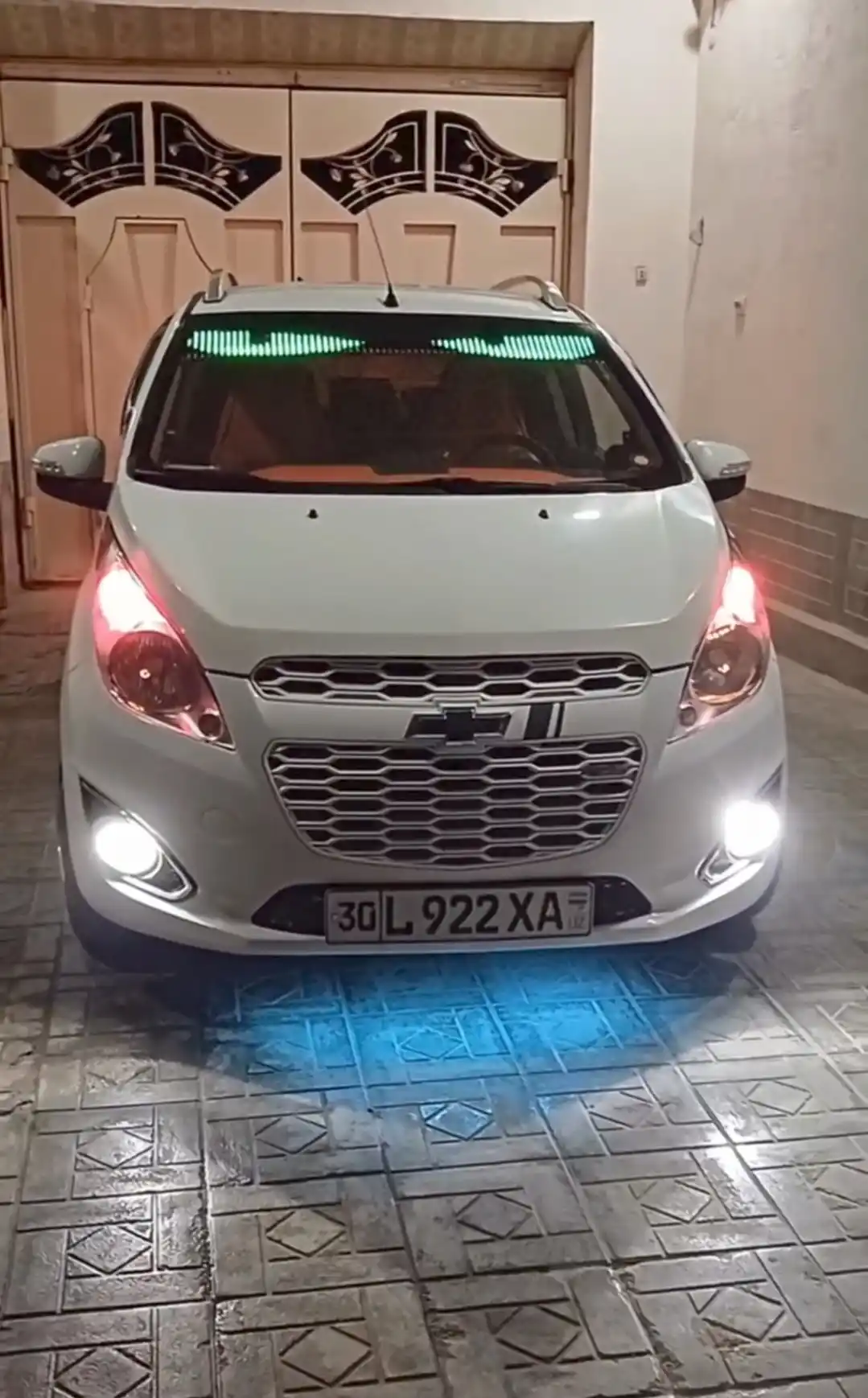 Светодиодный LED экран для автомобиля, с пультом, 120/150/200×17 см