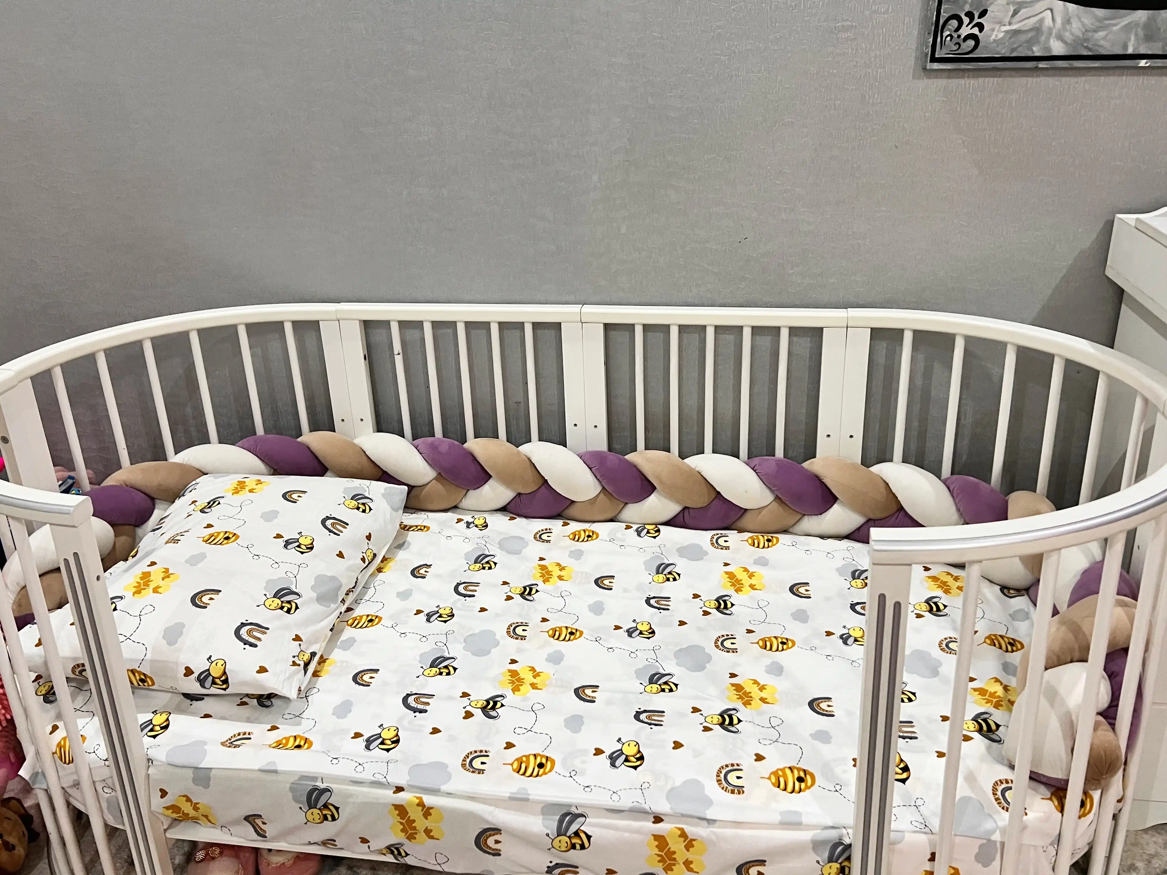 Bolalar uchun Choyshab to'plami POPLIN 1.5 kishilik komplekt, paxta, gippoallergenniy