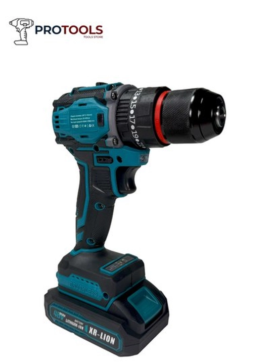 Shurup buragich KASON 4801 cho'tkasiz, zarbli motor, 2 akkumulyatorli 48V