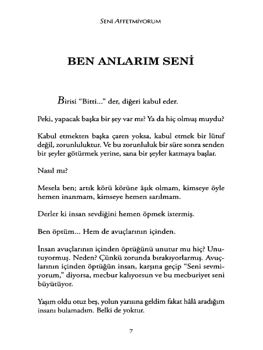 Seni Affetmiyorum