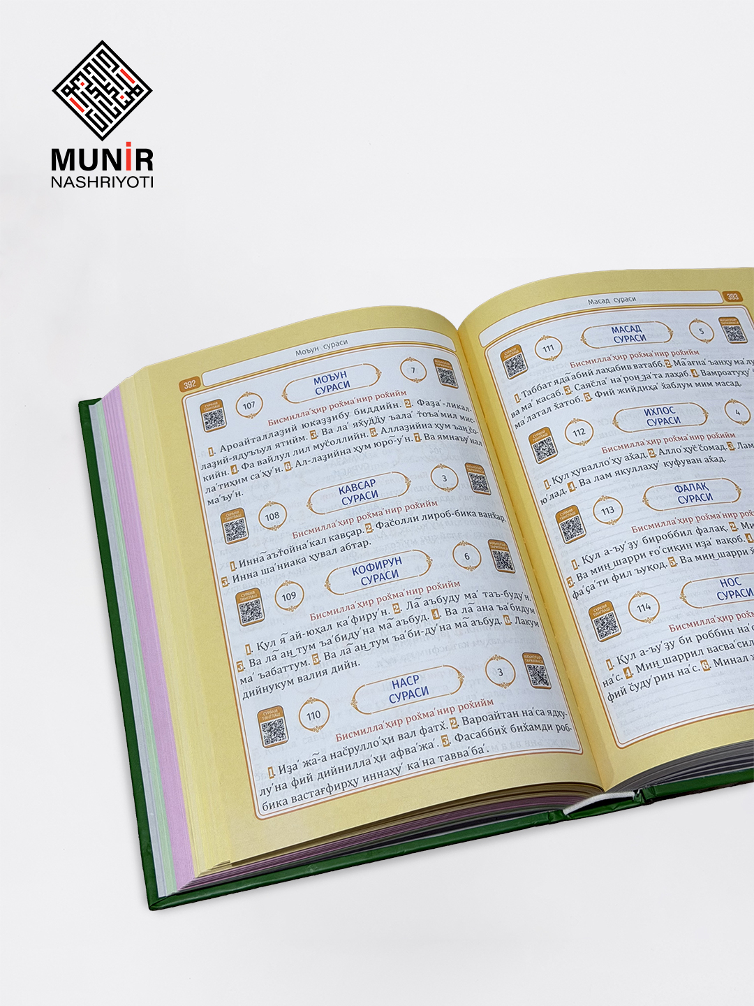 Qur'oni Karimning mashhur suralari fazilati — 3 xil o‘lcham va hajmda