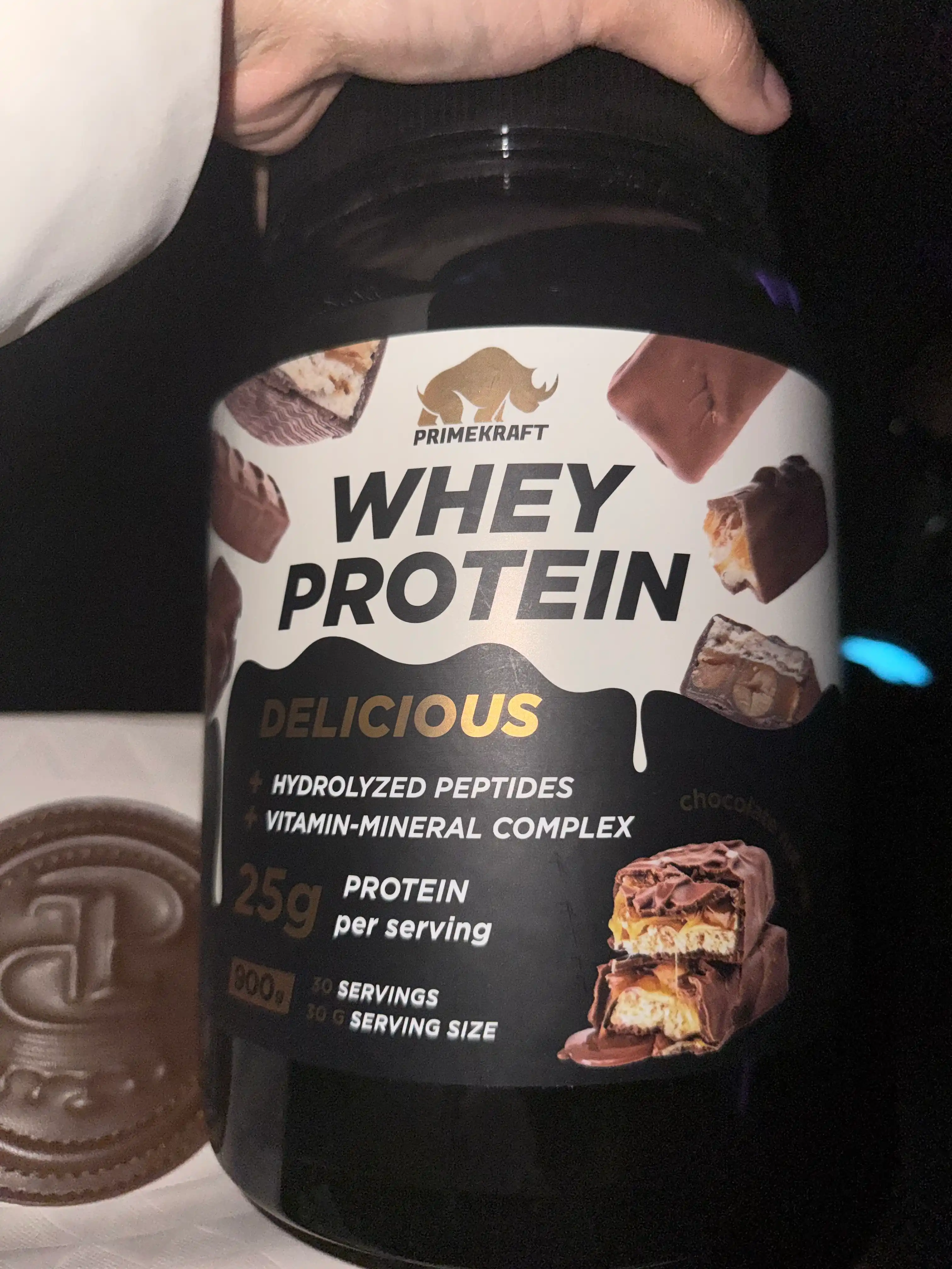 Протеин с пептидами Whey Delicious Primekraft, 900 г, 30 порций