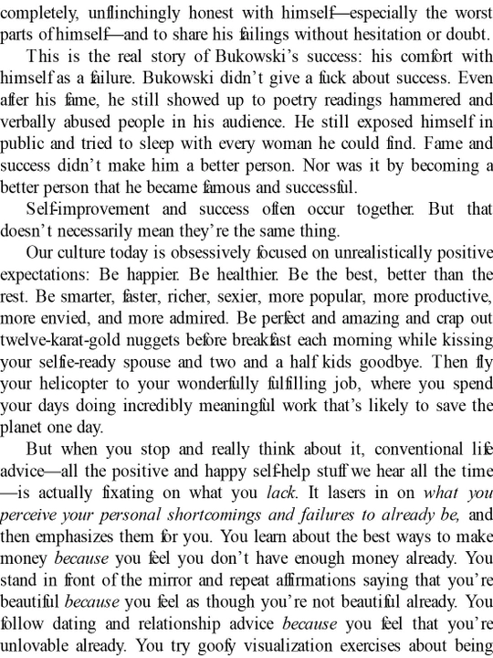 “The Subtle Art of Not Giving a F*ck”