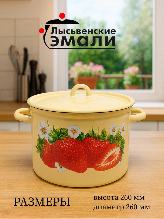 Кастрюли эмалированные с крышкой, кастрюли для кухни, кастрюли с крышкой, кастрюли
