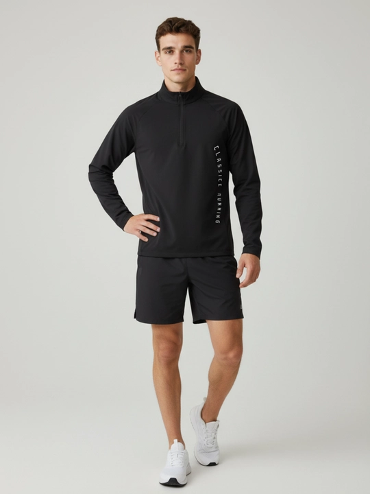 Sport kostyum uzun yeng, tez quriydigan, yugurish, fitness uchun rashgard, erkaklarniki