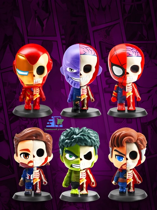 MARVEL kollektsion figurka «Hulk zombie» 8 sm – haqiqiy muxlislar uchun