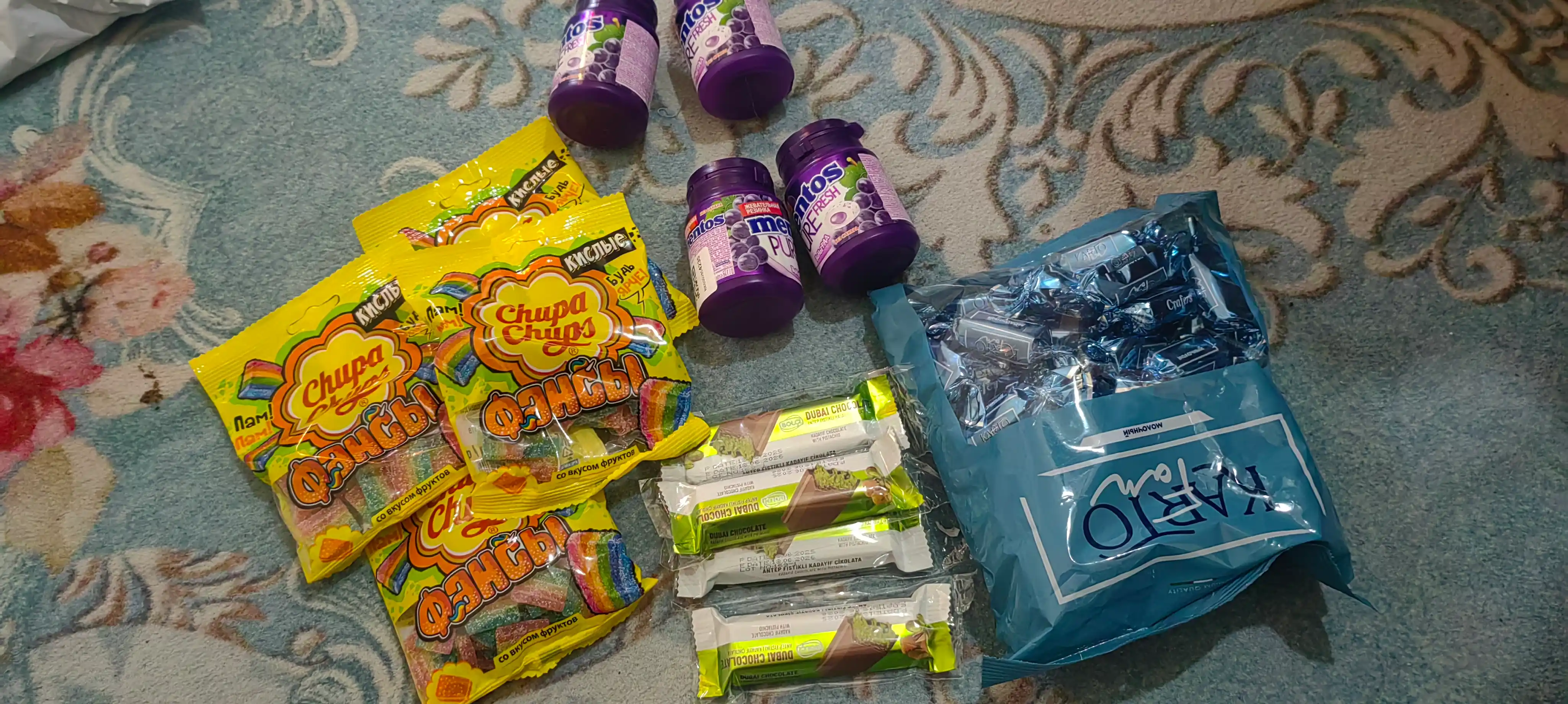 Chupa Chups chaynaladigan marmeladi Nordon fanlar, 70 g