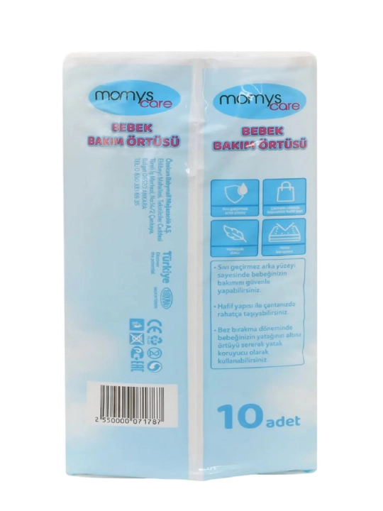 Pelyonka detskiy taglik almastirish uchun 100% paxta Turkiya 10 dona 60/90sm