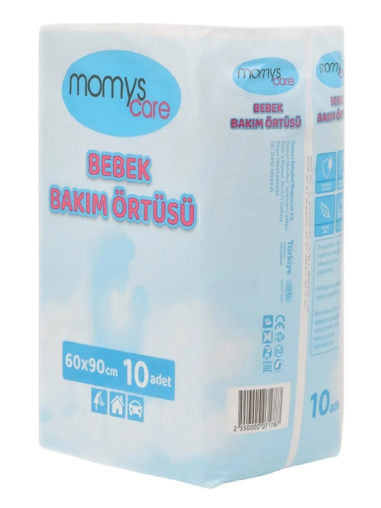 Pelyonka detskiy taglik almastirish uchun 100% paxta Turkiya 10 dona 60/90sm