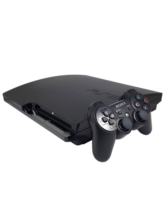 PlayStation 3 Slim с играми и 2 джойстиками
