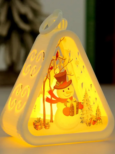 LED yorug‘likli “Merry Christmas” Yangi yil dekor chirog‘i